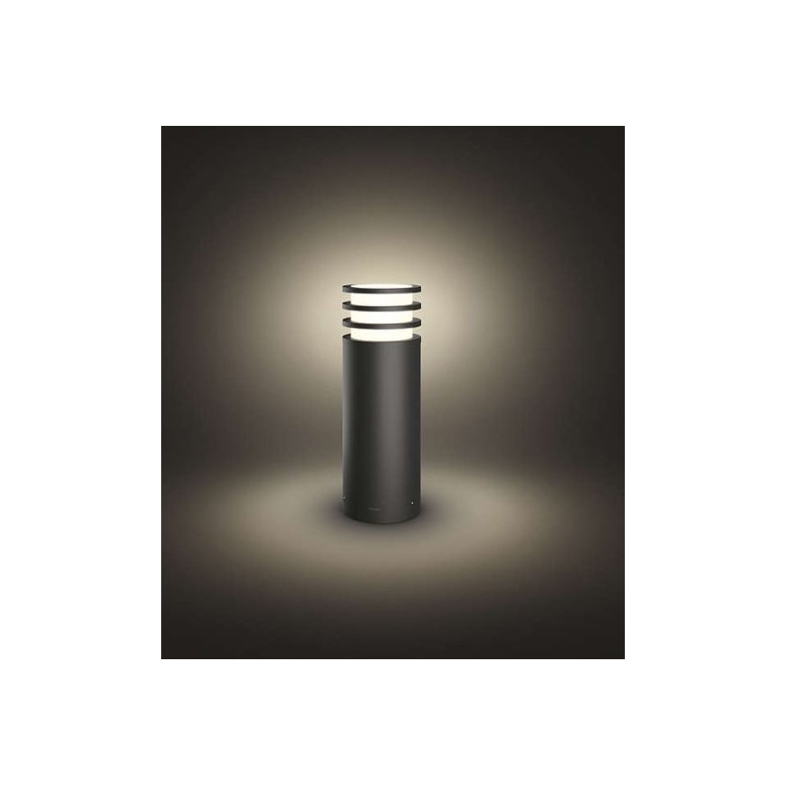 Philips - Світлодіодний вуличний світильник з регульованою яскравістю Hue LUCCA 1xE27/9,5W/230V IP44