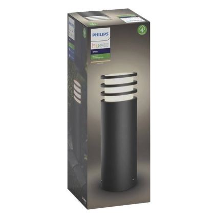 Philips - Світлодіодний вуличний світильник з регульованою яскравістю Hue LUCCA 1xE27/9,5W/230V IP44