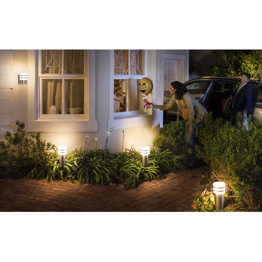 Philips - Светодиодный уличный светильник с регулированием яркости Hue TUAR 1xE27/9,5W/230V IP44
