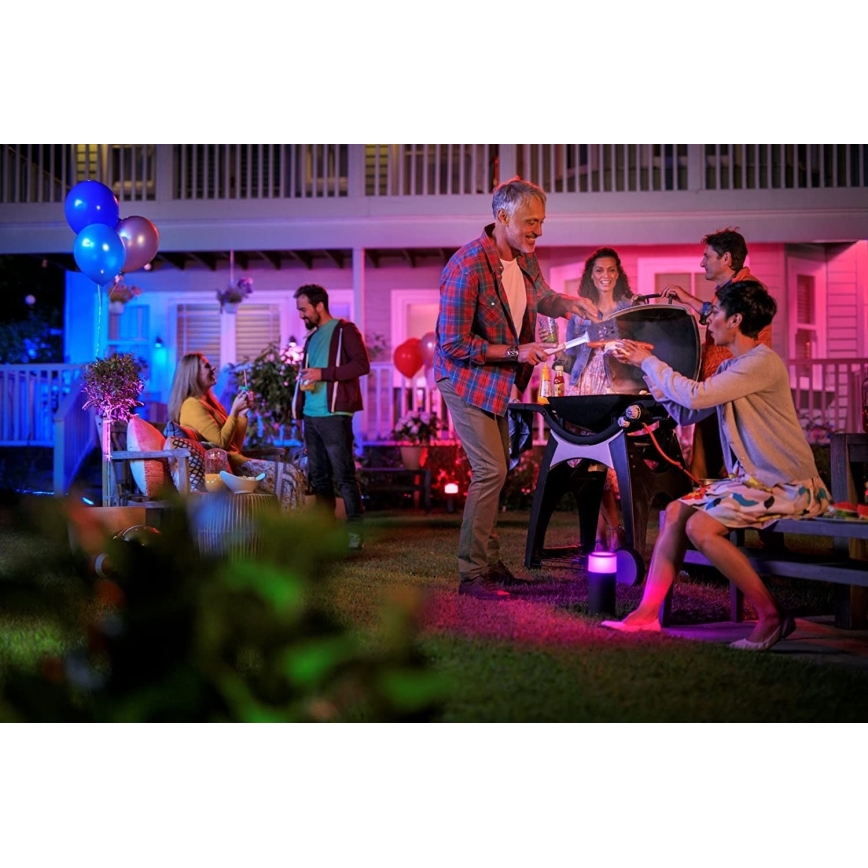 Philips - НАБІР 3x Точковий LED світильник Hue LILY 3xLED/8W/230V IP65