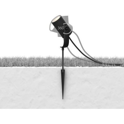 Philips - НАБОР из 3 светодиодных точечных светильников Hue LILY 3xLED/8W/230V IP65