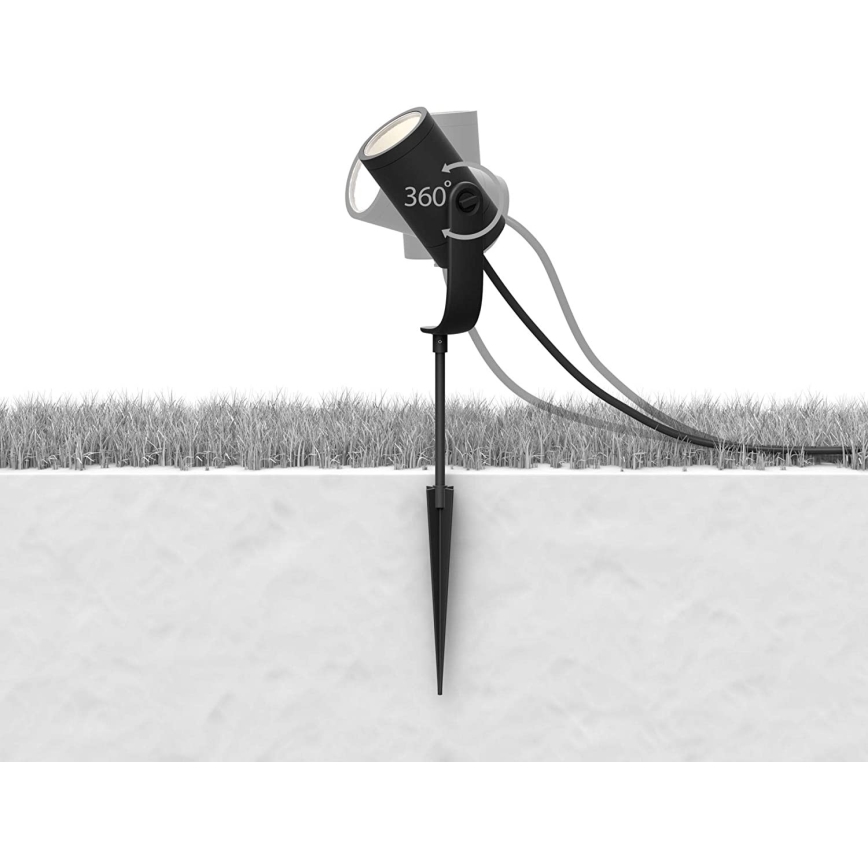 Philips - НАБОР из 3 светодиодных точечных светильников Hue LILY 3xLED/8W/230V IP65