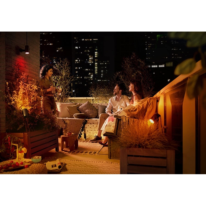 Philips - Расширительный комплект уличного светильника с LED RGB Hue LILY LED/8W/230V IP65