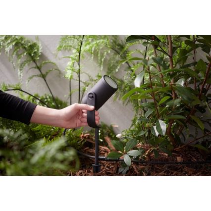 Philips - Расширительный комплект уличного светильника с LED RGB Hue LILY LED/8W/230V IP65