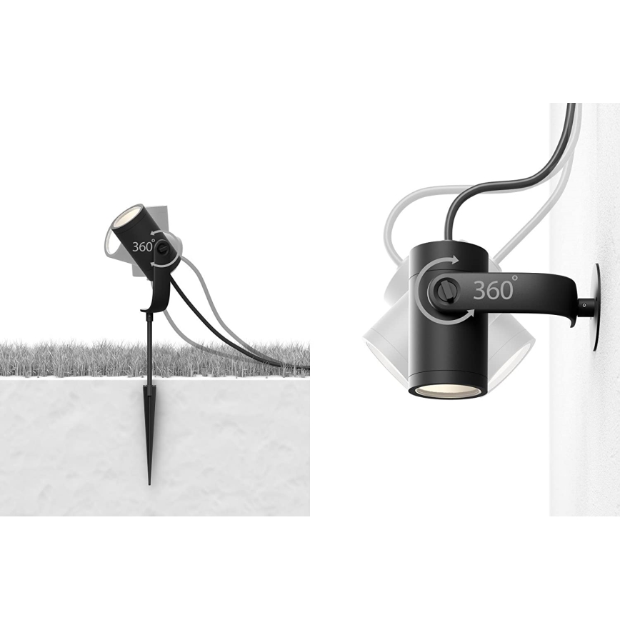 Philips - LED RGB Вуличний точковий світильник Hue LILY LED/8W/230V IP65