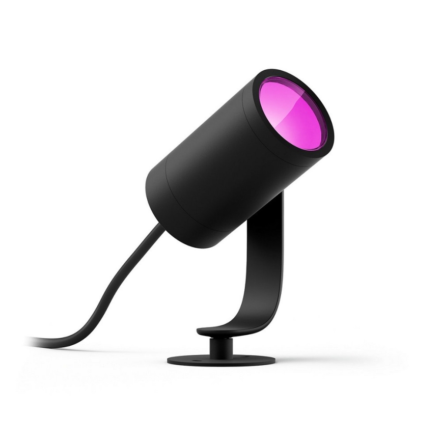 Philips - Светодиодный уличный точечный RGB-светильник Hue LILY LED/8W/230V IP65