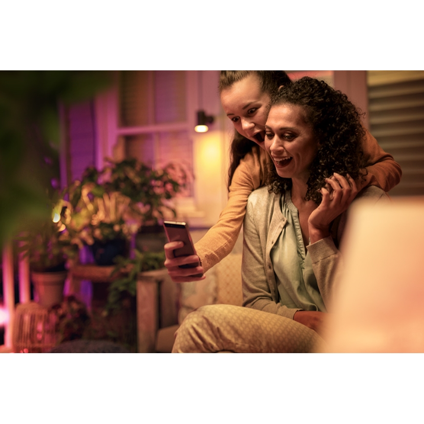Philips - Светодиодный уличный точечный RGB-светильник Hue LILY LED/8W/230V IP65