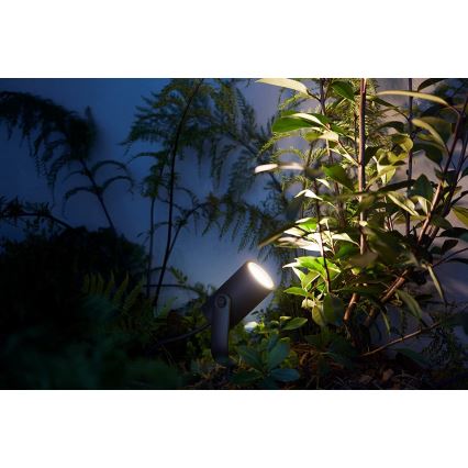 Philips - Светодиодный уличный точечный RGB-светильник Hue LILY LED/8W/230V IP65