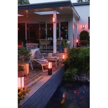 Philips 17429/30/P7 - Вуличний настінний світлодіодний RGBW світильник з регулюванням яскравості Hue IMPRESS 2xLED/8W/230V IP44