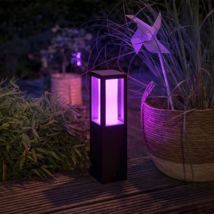 Philips - Светодиодная уличная RGBW-лампа с регулированием яркости Hue IMPRESS LED/16W/230V 2000-6500K IP44