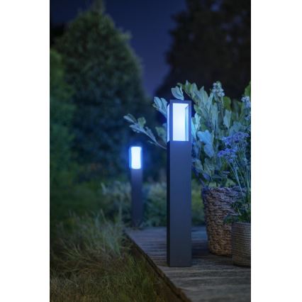 Philips - Вулична світлодіодна RGBW лампа з регулюванням яскравості Hue IMPRESS 2xLED/8W/230V 2000-6500K IP44