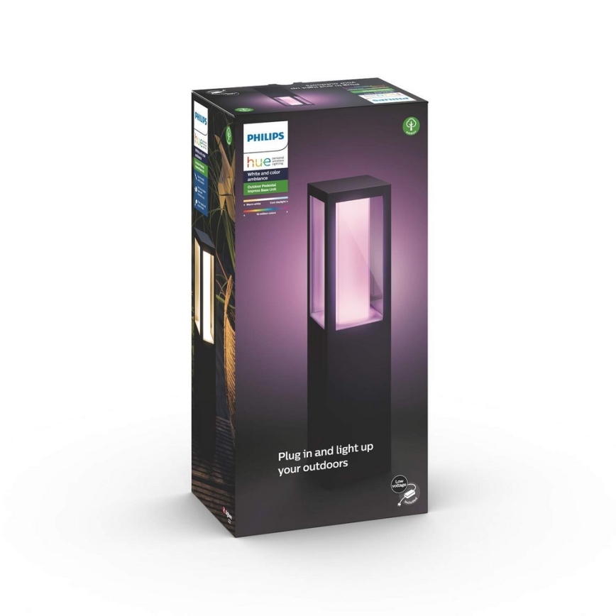 Philips - LED RGBW Вулична лампа з регулюванням яскравості Hue IMPRESS LED/16W/24V IP44