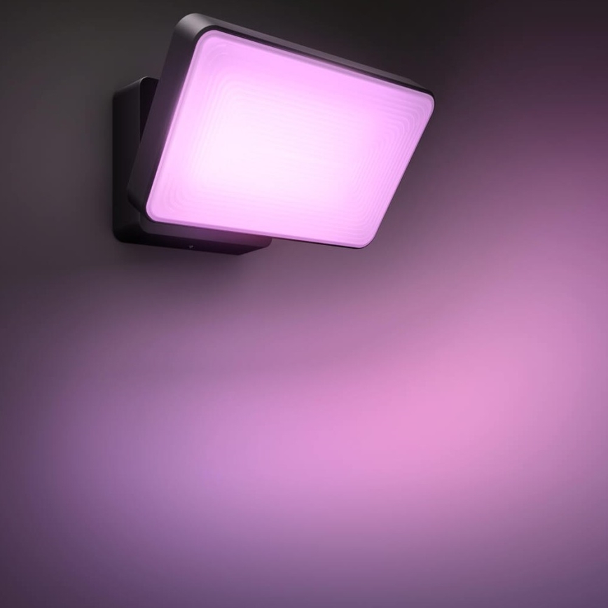 Philips - Светодиодный уличный RGBW-отражатель с регулированием яркости Hue DISCOVER 2xLED/15W/230V 2000-6500K IP44