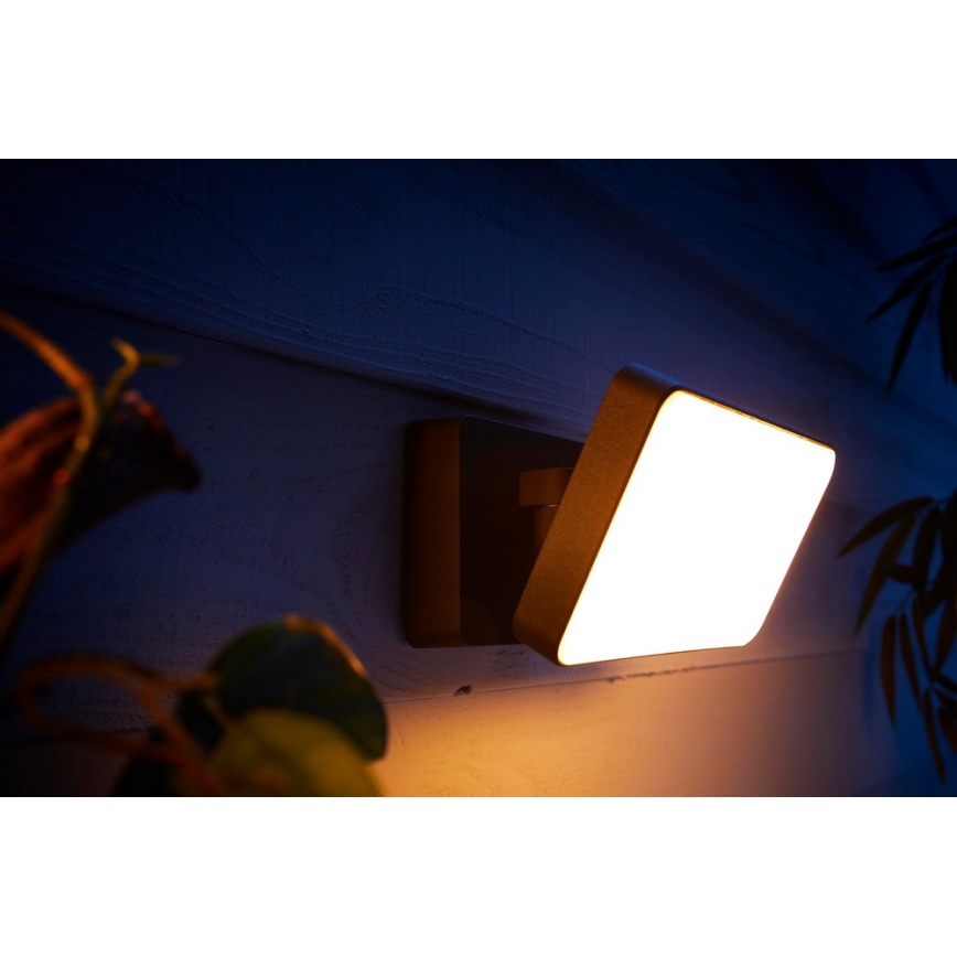 Philips - Светодиодный уличный RGBW-отражатель с регулированием яркости Hue DISCOVER 2xLED/15W/230V 2000-6500K IP44