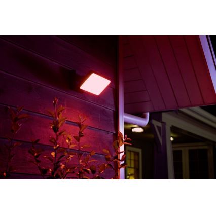 Philips - Светодиодный уличный RGBW-отражатель с регулированием яркости Hue DISCOVER 2xLED/15W/230V 2000-6500K IP44