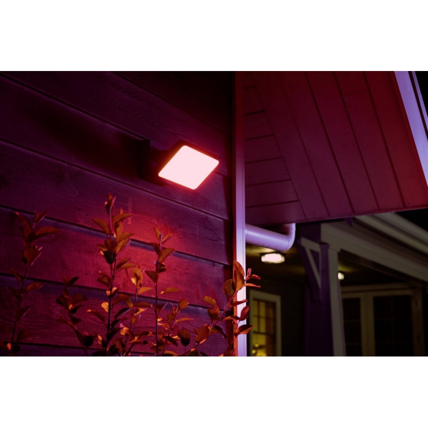 Philips - Светодиодный уличный RGBW-отражатель с регулированием яркости Hue DISCOVER 2xLED/15W/230V 2000-6500K IP44