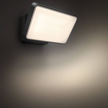 Philips - Светодиодный уличный отражатель с регулированием яркости Hue WELCOME 2xLED/15W/230V IP44