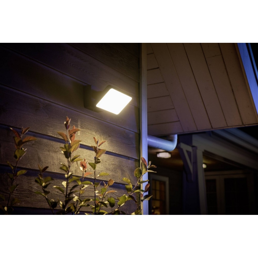 Philips - Светодиодный уличный отражатель с регулированием яркости Hue WELCOME 2xLED/15W/230V IP44