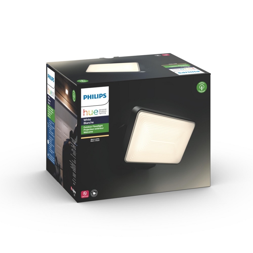 Philips - Вуличний світлодіодний прожектор з регулюванням яскравості Hue WELCOME 2xLED/15W/230V IP44