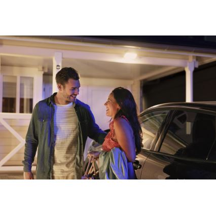 Philips - Вуличний світлодіодний прожектор з регулюванням яскравості Hue WELCOME 2xLED/15W/230V IP44