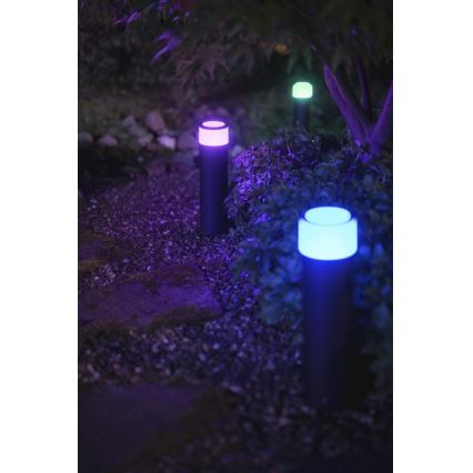 Philips - Светодиодная уличная RGBW-лампа с регулированием яркости Hue CALLA LED/8W/24V IP65