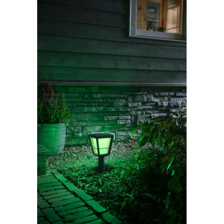 Philips - LED RGBW Вулична лампа з регулюванням яскравості Hue ECONIC LED/15W/230V IP44
