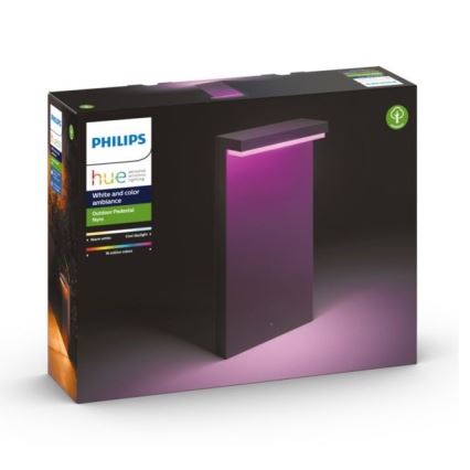 Philips - LED RGBW Вулична лампа з регулюванням яскравості Hue NYRO LED/13,5W/230V 2000-6500K IP44