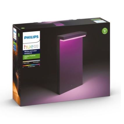 Philips - Светодиодная уличная RGBW-лампа с регулированием яркости Hue NYRO LED/13,5W/230V 2000-6500K IP44