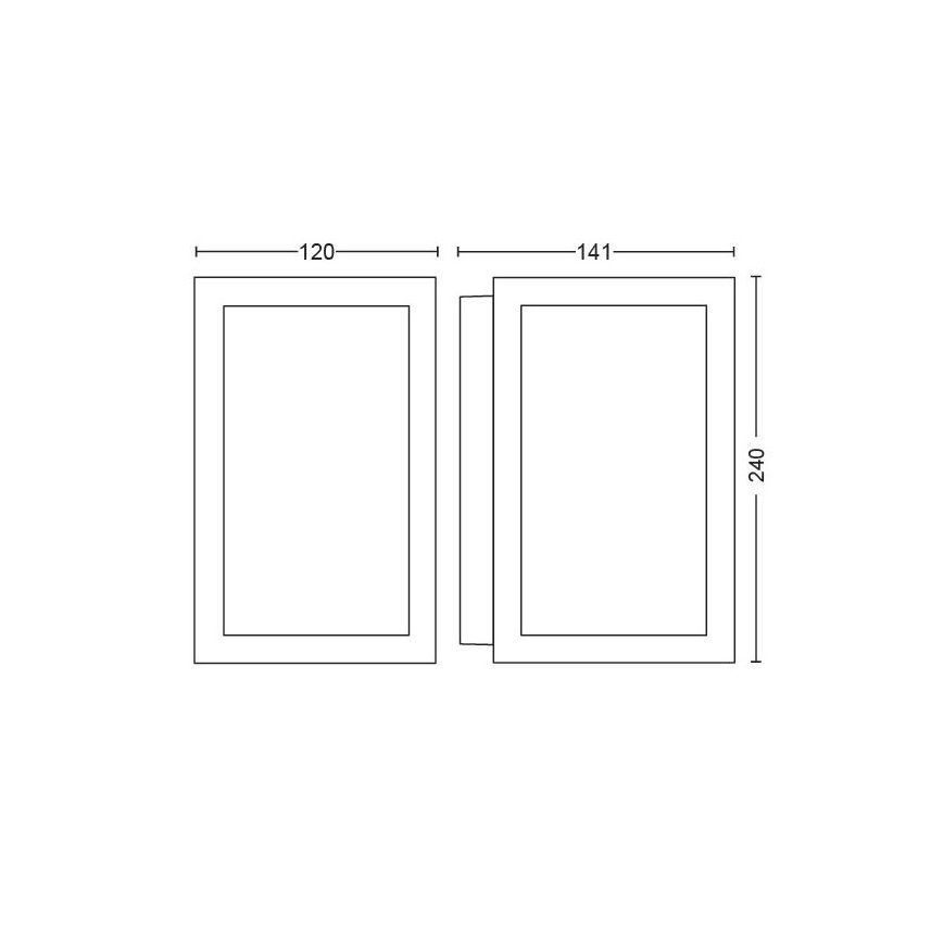 Philips - Светильник уличный настенный светодиодный RGBW с диммером Hue IMPRESS 2xLED/8W/24V 2000-6500K IP44