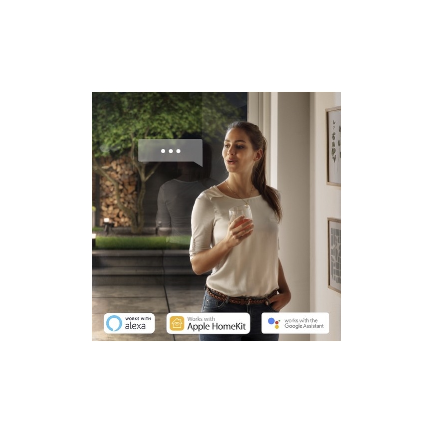 Philips - Уличный светодиодный настенный RGBW-светильник с регулированием яркости Hue RESONATE 2xLED/8W/230V 2000-6500K IP44