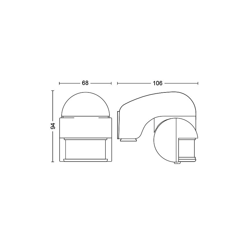 Philips - Наружный датчик движения IP44 белый