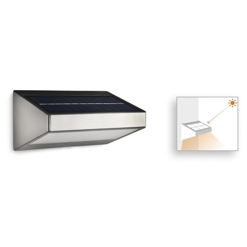 Philips 17810/47/16 - Светодиодный светильник на солнечной батарее MYGARDEN GREENHOUSE 1xLED/1W IP44