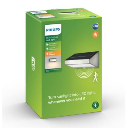 Philips 17811/47/16 - Світлодіодне освітлення на сонячній батареї з датчиком MYGARDEN GREENHOUSE LED/15W IP44