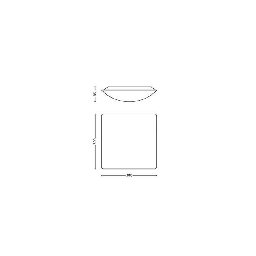 Philips - Світлодіодний стельовий світильник 1xLED/17W/230V