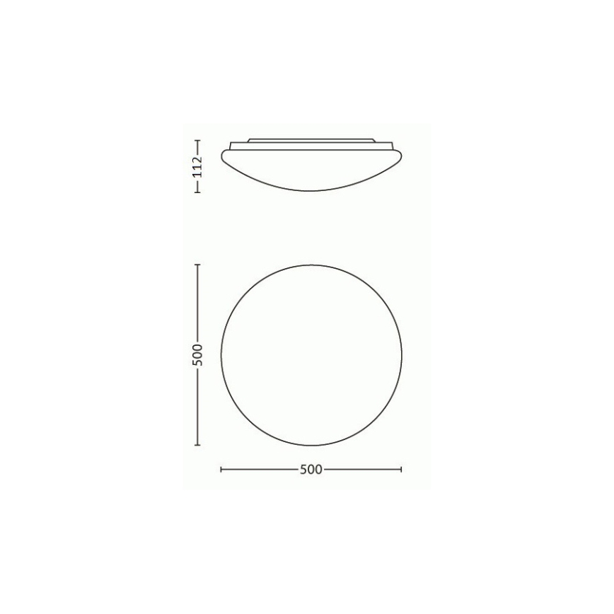 Philips - Светодиодный потолочный светильник LED/36W/230V