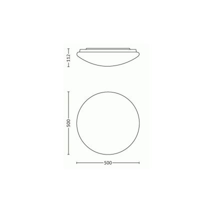 Philips - Світлодіодний стельовий світильник LED/36W/230V