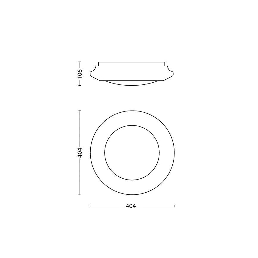 Philips - Стельовий LED світильник LED/22W/230V 2700K