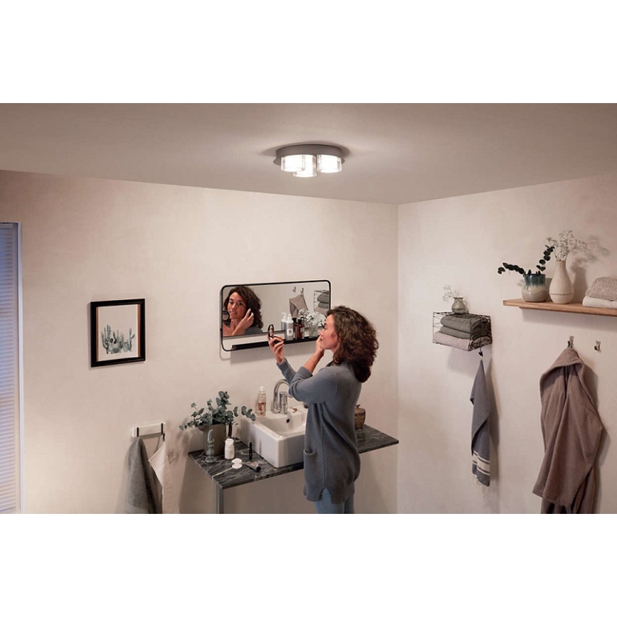 Philips - Світлодіодне освітлення у ванній кімнаті 3xLED/4,5W/230V IP44