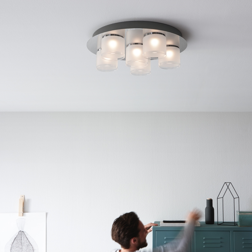 Philips 36446/11/P1 - Світлодіодний стельовий світильник з регулюванням яскравості INSTYLE BYZANTIN 6xLED/5W/230V
