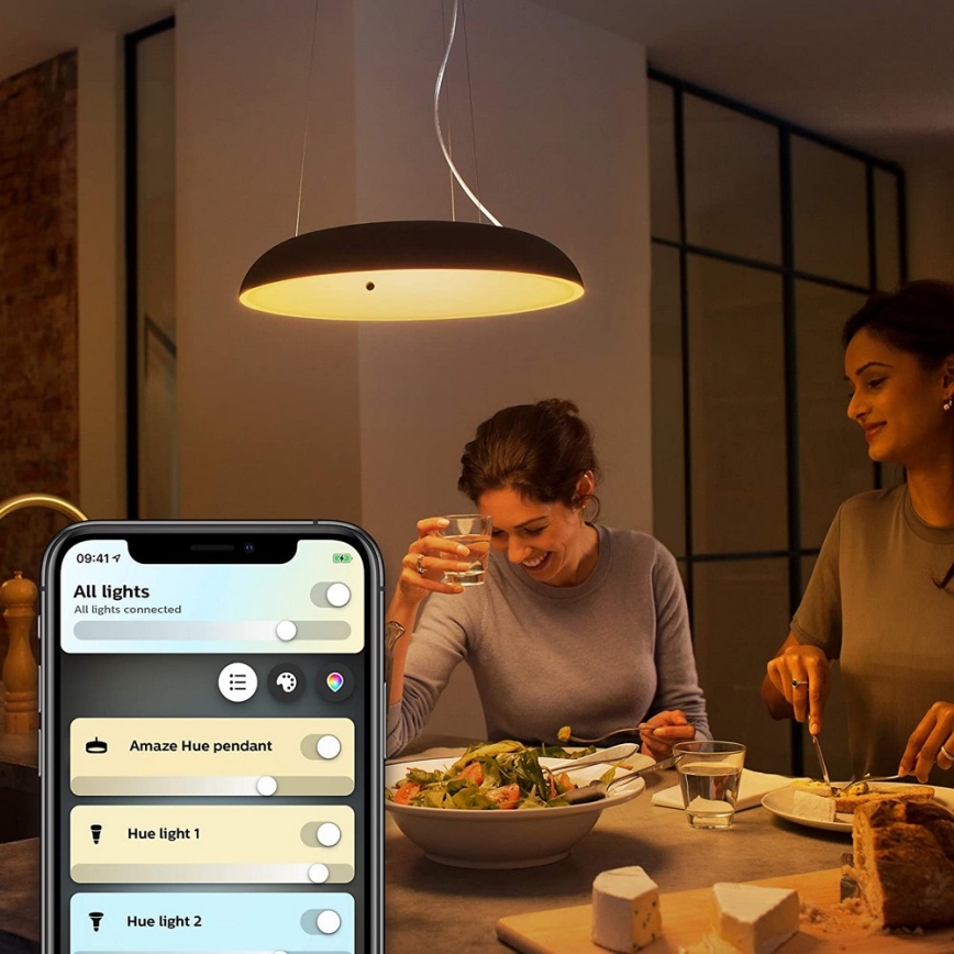 Philips - Светодиодная подвесная люстра с регулированием яркости Hue AMAZE LED/39W/230V + пульт ДУ