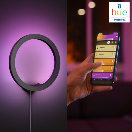 Philips - LED RGBW Настінний світильник з регулюванням яскравості Hue SANA White and Color Ambiance LED/20W/230V