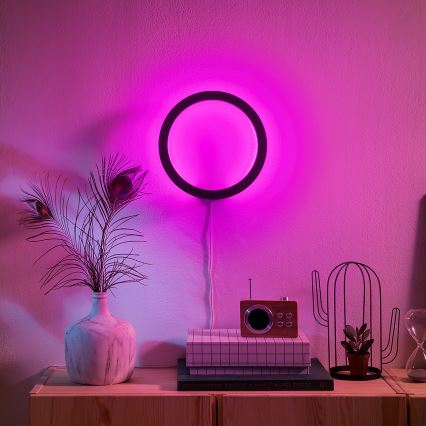 Philips - Светодиодный настенный RGBW-светильник с регулированием яркости Hue SANA White and Color Ambiance LED/20W/230V