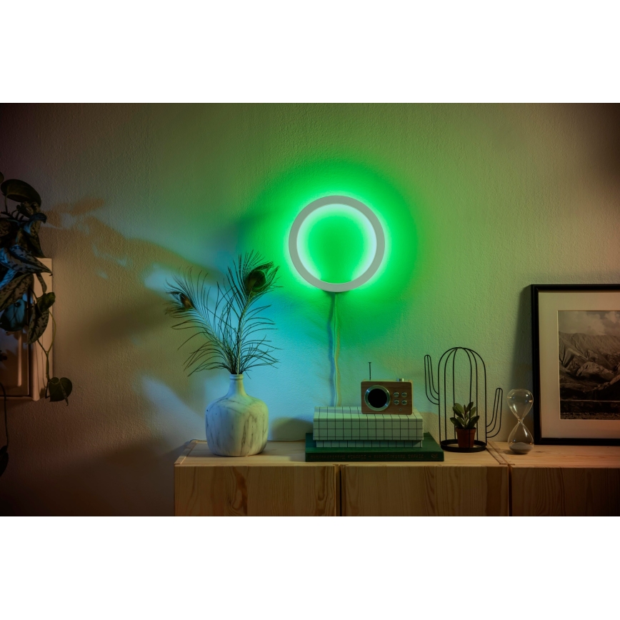 Philips - Светодиодный настенный RGBW-светильник с регулированием яркости Hue SANA White and Color Ambiance LED/20W/230V