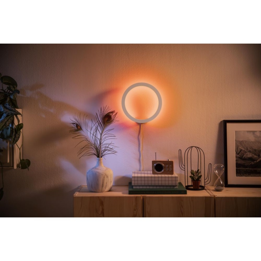 Philips - Светодиодный настенный RGBW-светильник с регулированием яркости Hue SANA White and Color Ambiance LED/20W/230V