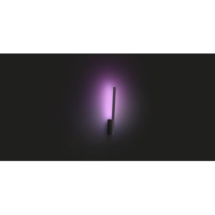Philips - LED RGBW Настінний світильник з регулюванням яскравості Hue LIANE White And Color Ambiance 1xLED/12W/230V