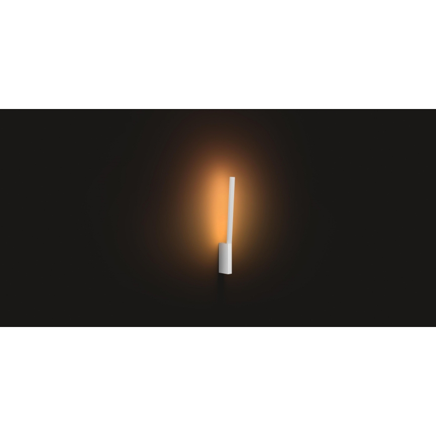 Philips - Светодиодный настенный RGBW-светильник с регулированием яркости Hue LIANE White And Color Ambiance 1xLED/12W/230V
