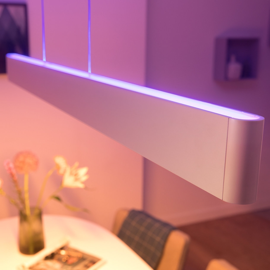Philips - Светодиодная подвесная RGBW-люстра с регулированием яркости Hue ENSIS White And Color Ambiance 2xLED/39W/230V