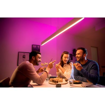 Philips - Светодиодная подвесная RGBW-люстра с регулированием яркости Hue ENSIS White And Color Ambiance 2xLED/39W/230V