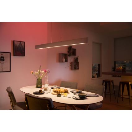 Philips - Светодиодная подвесная RGBW-люстра с регулированием яркости Hue ENSIS White And Color Ambiance 2xLED/39W/230V