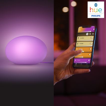 Philips - Светодиодная настольная RGB-лампа с регулированием яркости Hue FLOURISH White And Color Ambiance 1xE27/9,5W/230V